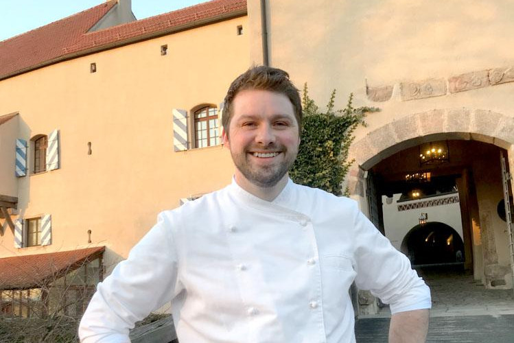 Robert Morgan, künftiger Küchenchef des Restaurants Kastell, Burg Wenberg